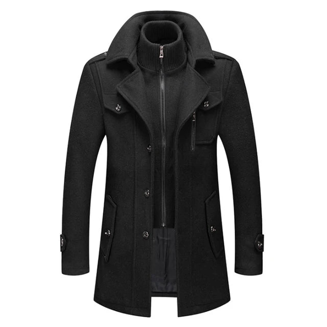 Men's Wool Blend Over Coat