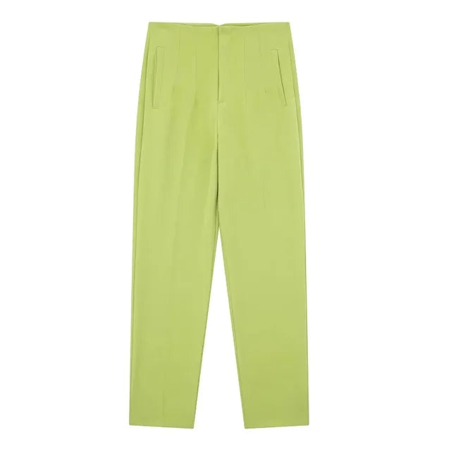 High Waist Formal Pants, Pencil Trousers