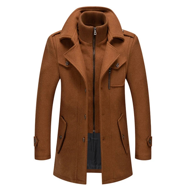 Men's Wool Blend Over Coat
