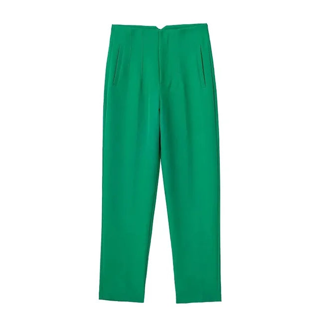 High Waist Formal Pants, Pencil Trousers