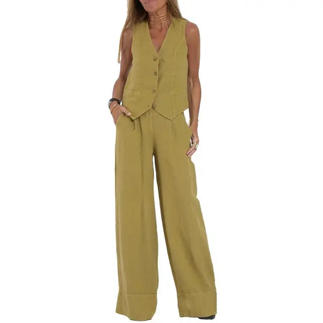 2-Piece Linnen Suit