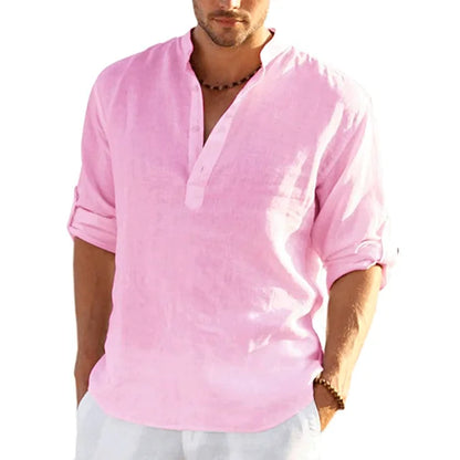 Long Sleeve Linnen T-Shirt