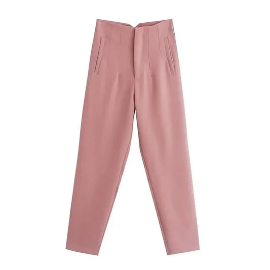 High Waist Formal Pants, Pencil Trousers