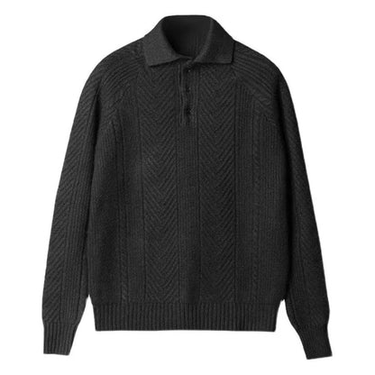 Men's Slim Fit Knitted Polo Shirt