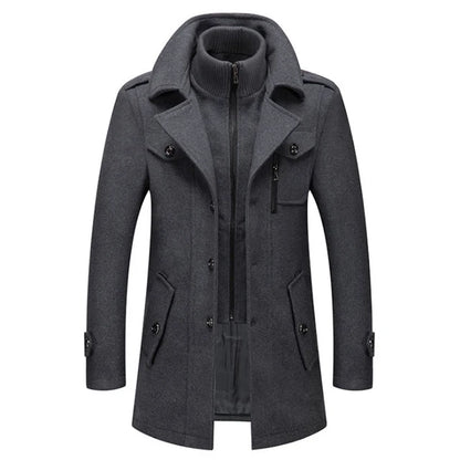 Men's Wool Blend Over Coat